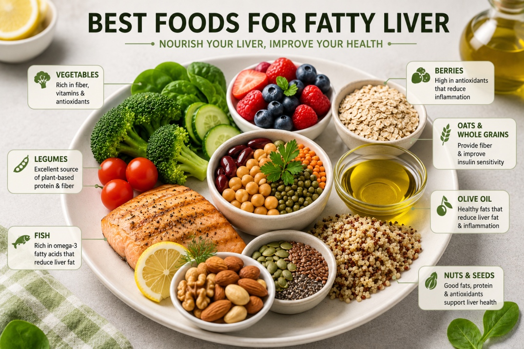 Fatty Liver Diet Guide - WelloraFit
