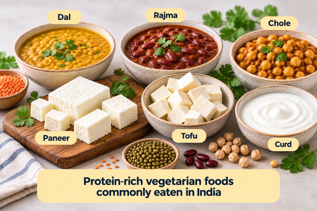 high protein vegetarian - WelloraFit