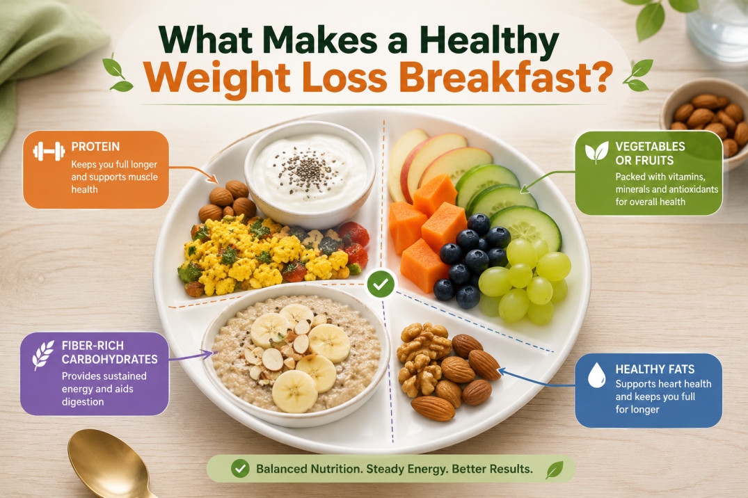 indian breakfast diet for weight loss - WelloraFit