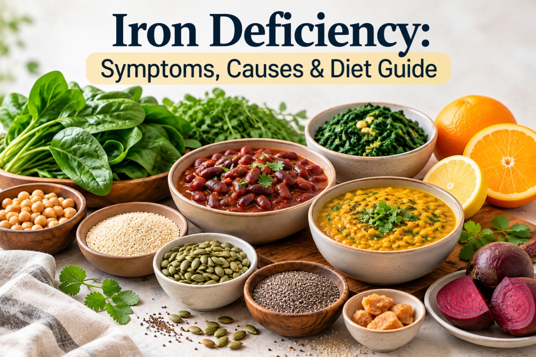 Iron Deficiency: Symptoms, Causes & Diet Guide