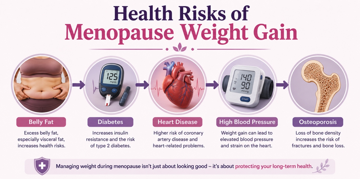 Menopause Weight Gain - WelloraFit