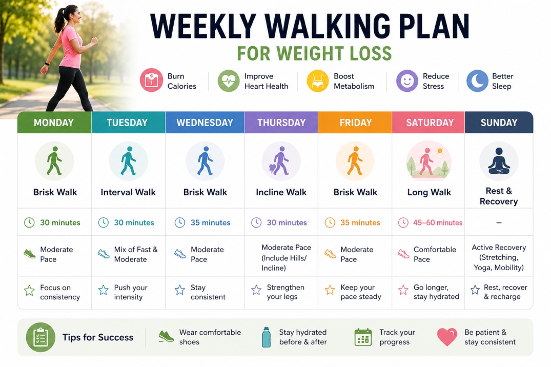 Walking for Weight Loss - WelloraFit