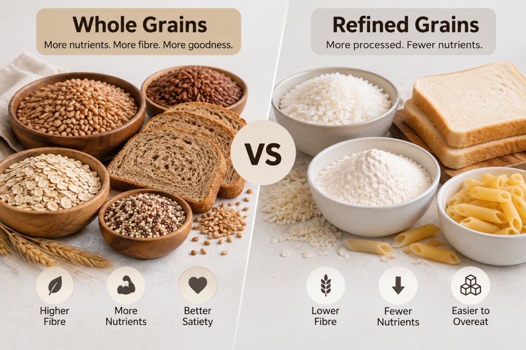 Whole Grains vs Refined Grains: What to Choose?